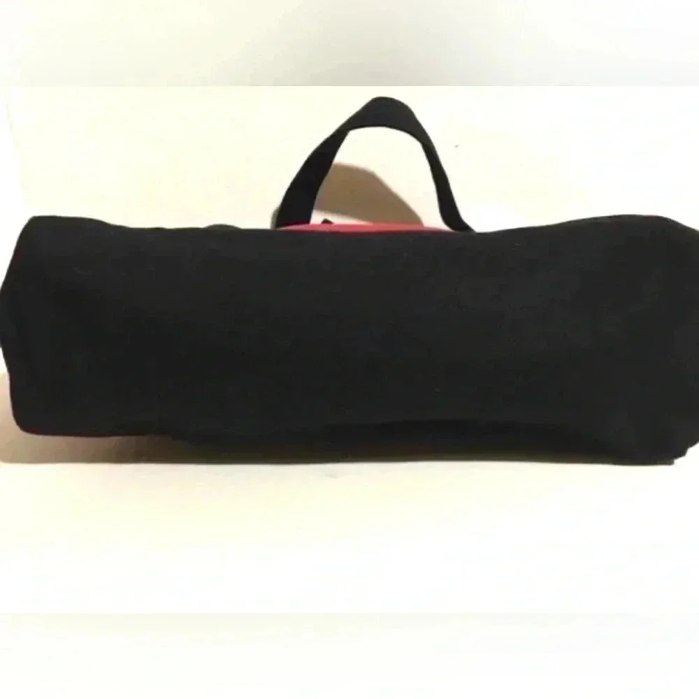 Michael Kors red & black canvas tote handbag - Picture 8 of 8